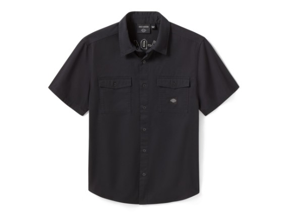 96558-26VM/000L, Shirt-Woven,black