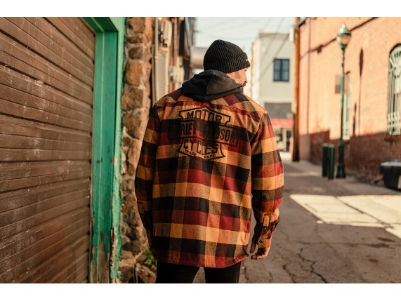 96559-26VM/000L, Shirt Jacket-Woven,brown/black