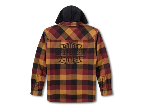 96559-26VM/000L, Shirt Jacket-Woven,brown/black