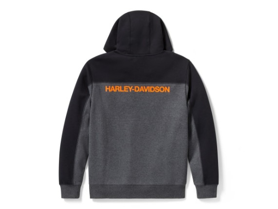 96716-25VM/000L, Hoodie-Knit,Dark grey/black CL