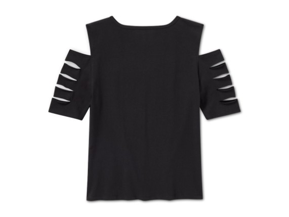 96767-26VW/000L, tee-Knit,Bling,Rally,Rip/Repai