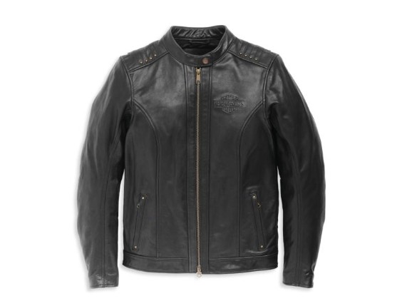 97000-22EW/000L, Jacket-Madarin,Leather,black,P