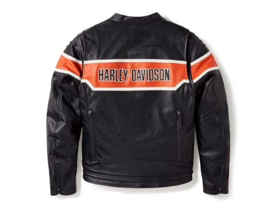 97014-25VM/000L, Jacket-Trenton,Leather,black/O