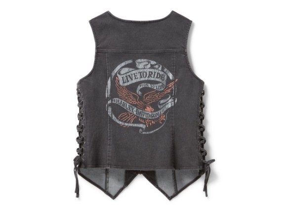 97412-26VW/000L, Vest-Denim,black