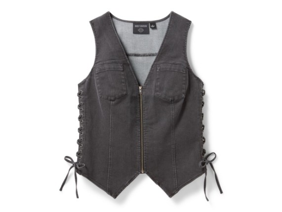 97412-26VW/000L, Vest-Denim,black