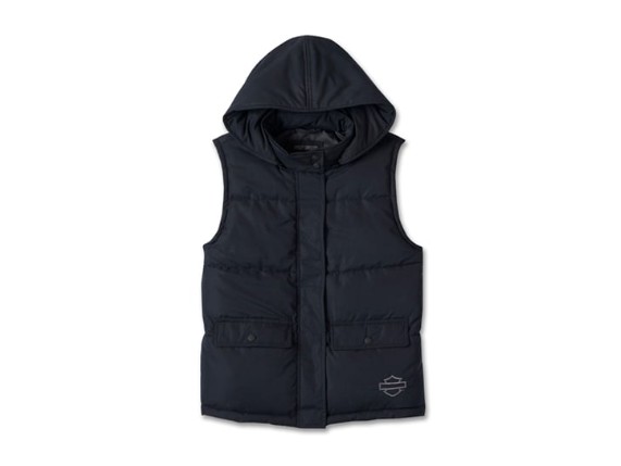 97434-24VW/000S, Bar & Shield Quilted Vest