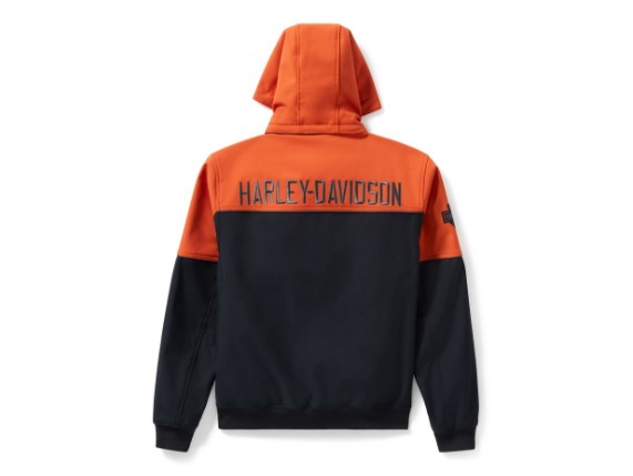 97437-25VM/000M, Jacket-Knit,black/orange Color