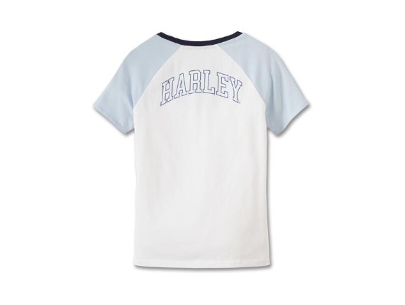97474-23VW/000S, tee-Knit,white Colorblock