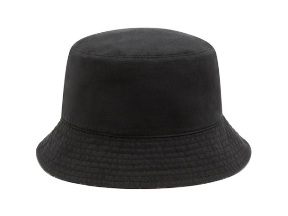 97608-26VX/000L, Hat-Bucket,Woven,black Print