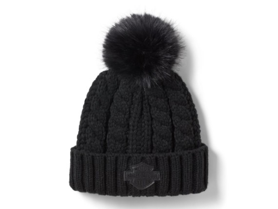 97728-26VW, Beanie-Knit,black