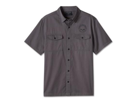 99056-24VM/000M, Shirt-Woven,Dark grey