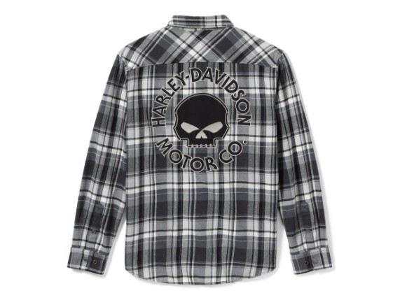 99290-25VM/000L, Shirt-Woven,black/grey Plaid