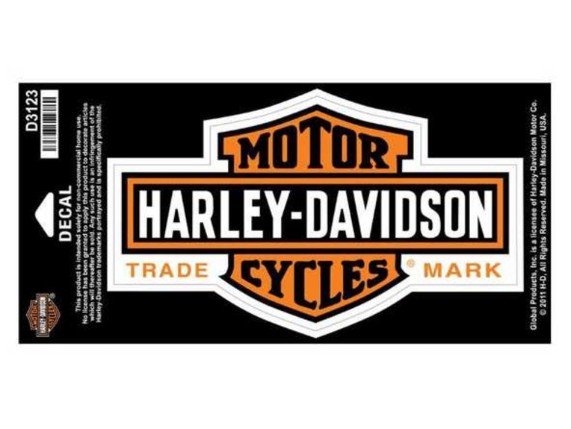 D3123, Decal, Long Bar & Shield, MD, 7 W x