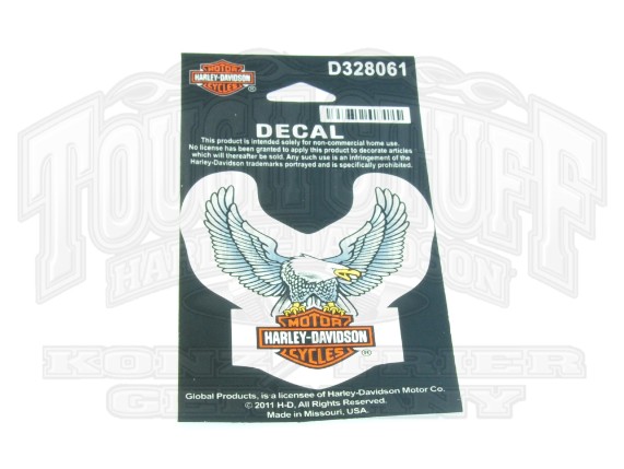 D328061, Decal, Upwing Eagle, Silver, XS, 2 1