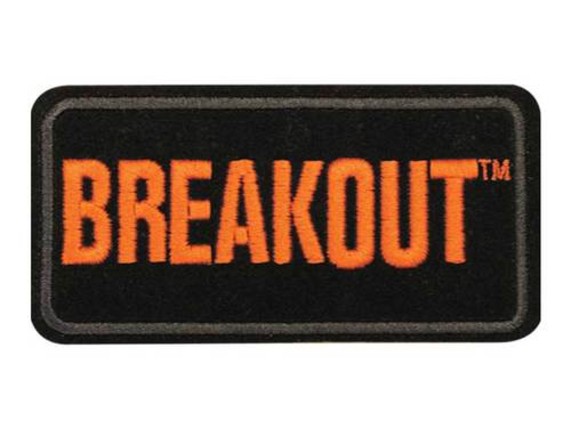 EM159642, Emblem, Breakout, SM, 4" W x 2" H