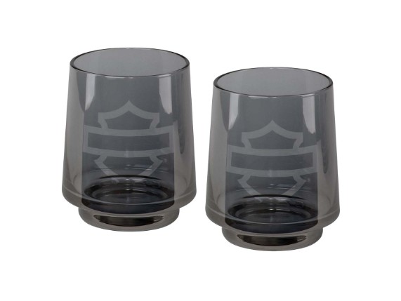 HDL-18821, H-D OPEN B&S SMOKE GREY ROCKS GLASSE