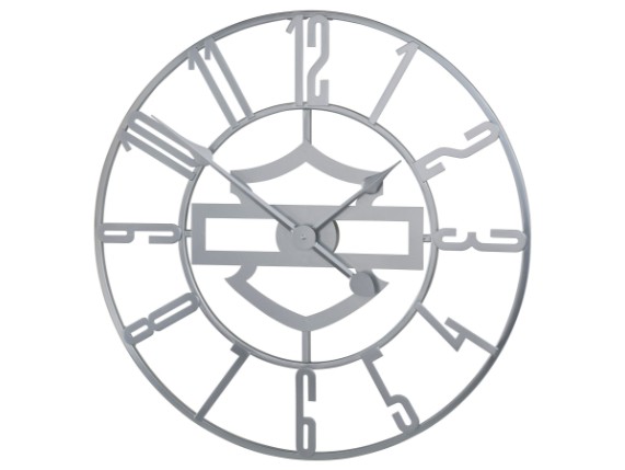 HDX-99214, Silhouette B&S Open Face Metal Clock