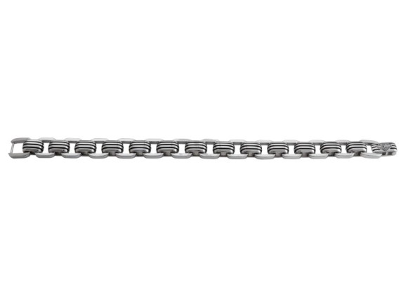 HSN0085-22, B&S Steel Lines Necklace