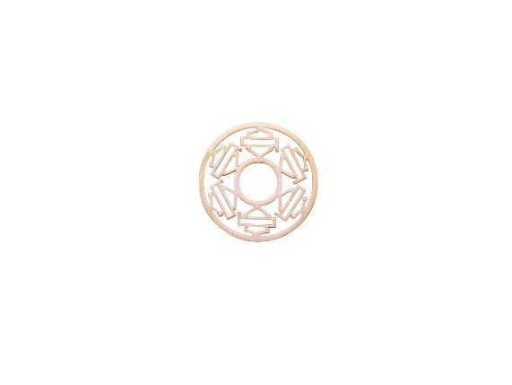 HSP0007, Large Gold Color B&S Plate