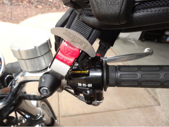 TS-2003-B, Lidlox Helmet Locks black