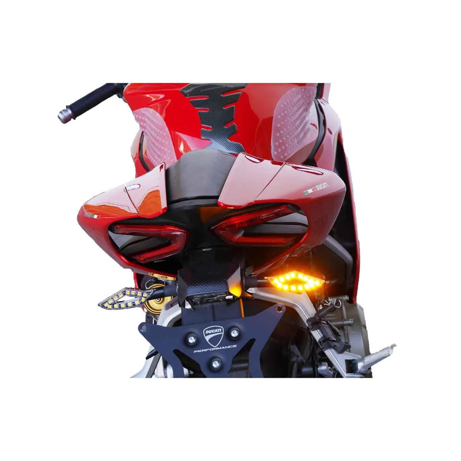 Motorrad LED MINI Blinker getönt von RIDETEC - RENNGRIB