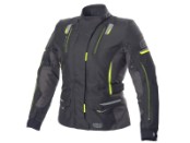 Jana Damen Jacke schwarz/neon-gelb 36