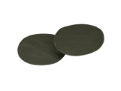 Knie-Lederabdeckung, Set,schw