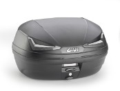 E455 Simply Monolock Topcase, mit P latte, 45 L., schwarz, mi