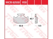 Scheibenbremsbelag MCB625SI