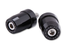 Lenkergewichte Alu schwarz passend für Kawasaki M8