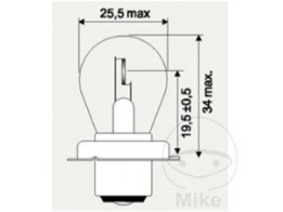 LAMPE 12V15W JMP