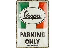 Vespa Parking Only Blechschild