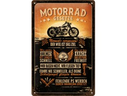 Schild Motorrad Gesetze