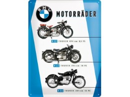 BMW Blechschild Motorräder Chart