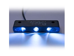 LED-Kennzeichenbeleuchtung"Trio" | inkl. Klebeband schwarz |