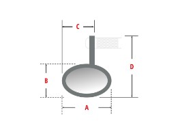 Lenkerendenspiegel CNC VI CTORY-X mit LED Blinker,