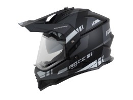 ROCC 500 Endurohelm schwarz/grau