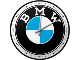 Wanduhr BMW-Logo