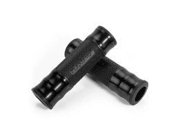 CNC Alu Lenkergriffe Set Raximo für 22mm Lenker schwarz