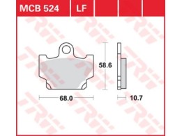 Scheibenbremsbelag MCB524