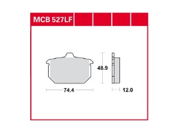 Scheibenbremsbelag MCB527