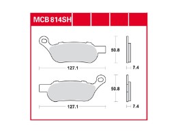 Scheibenbremsbelag MCB814SH