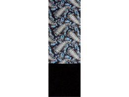 Fleeceschal Blau/orange