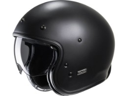 V31 Solid Retro Jethelm