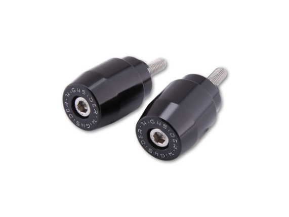 161-040, Lenkergewichte Alu, schwarz, f