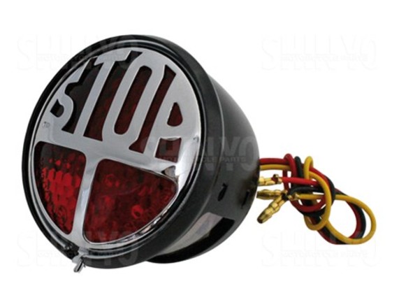 255-057, LED-Rücklicht STOP, rotes Glas, sc
