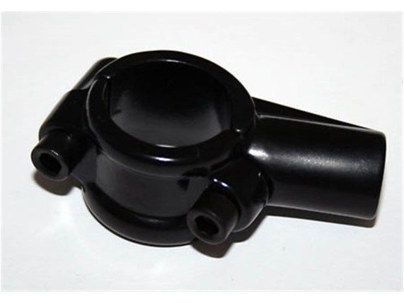 305-055, Spiegelschelle; schwarz; mit 10mm R