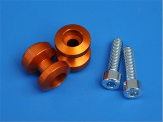 310-737, MP Bobbins, Alu, orange, M8 x 1