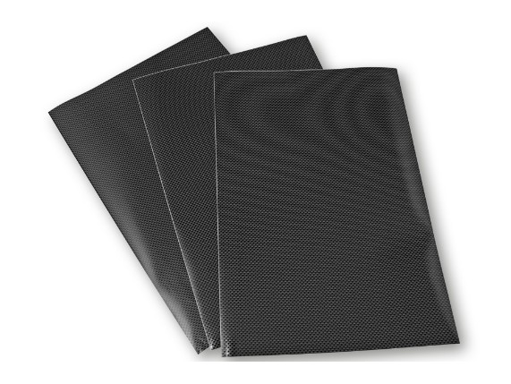 319-602, Tankpad - Folie Carbonlook; 3 Blatt