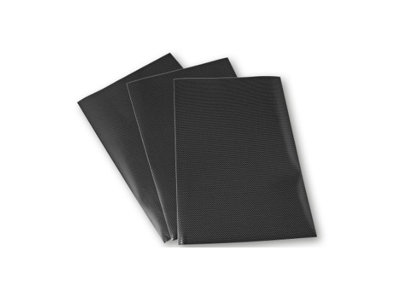 319-602, Tankpad - Folie Carbonlook; 3 Blatt